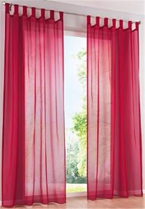 China Drape Panel Custom Window Curtains Red Printing With 78.7x39.4 Inch Size factory