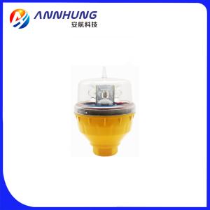 China Flashing Adjustable Single Aviation Obstruction Light Steady Burning GPS Sync factory