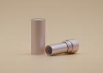 Pale Pink Rose Color Cosmetic Lipstick Containers Metallic Simple Sense 3.5g