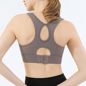 China High Support Outdoor Fitness Bra Gym Running Sports Bra Women factory