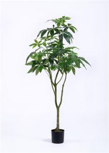 China Money Tree Artificial House Plants , Artificial Trees For Living Room Environment Friendly factory