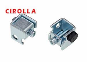 China Silver Color Track Stopper Device of Automatic Sliding Door Stopper with Rubber factory