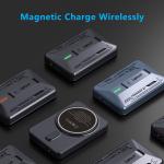 OEM Magnetic Power Bank mini compact magnet powerbank wireless charger
