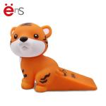 Cute Plastic PVC Door Stopper Tiger Shape for promotional gifts OEM