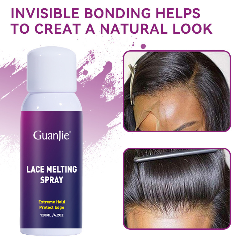 Strong Hold Lace Wig Adhesive Glue and Tint Spray for Private Label Lace Tint