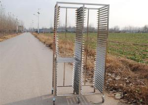 China Customized Bakery 201 Stainless Steel Rack Trolley For Home factory