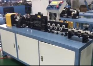 China 35-75 m/min Speed Tube Straightening Cutting Machine For Air Conditioning Area factory