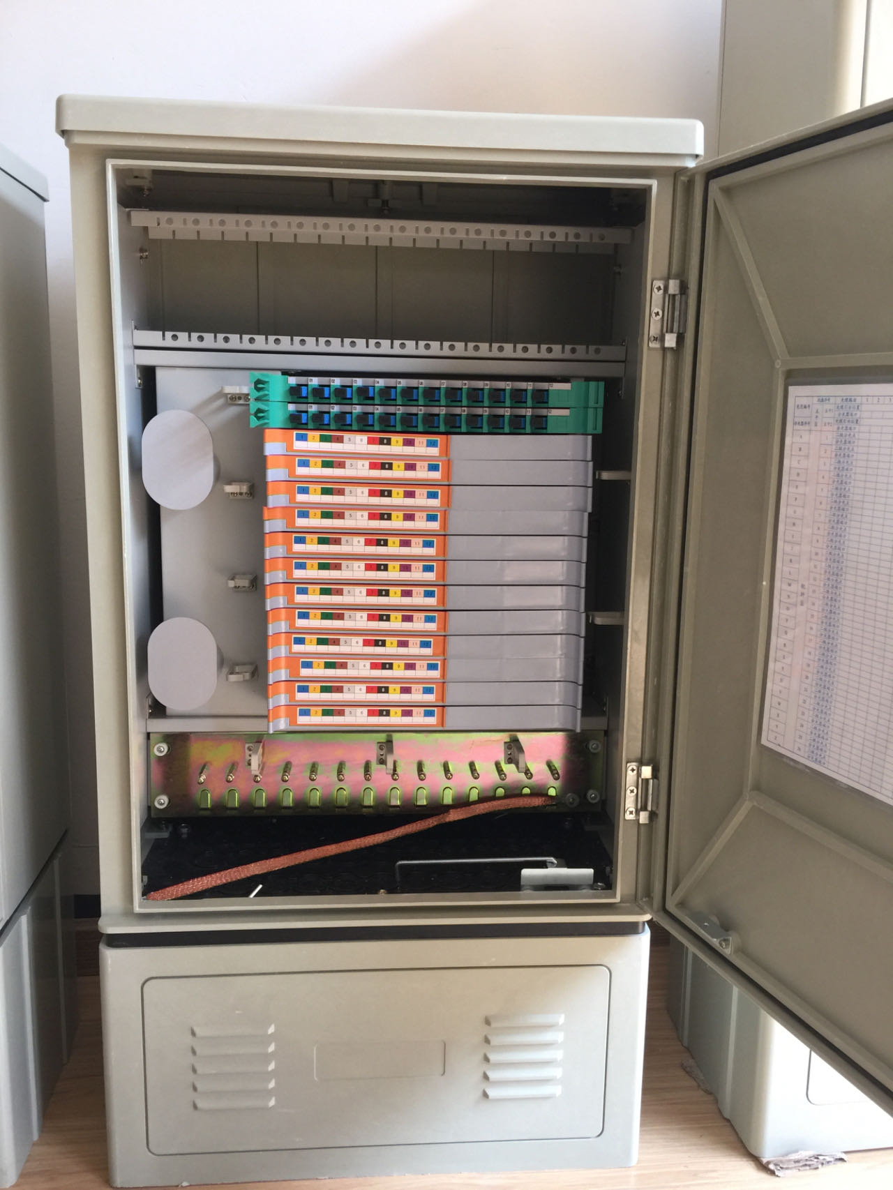FTTH Outdoor Waterproof Fiber Optic Cable Handover Box 144 Fibers Weather-Resistant