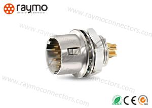 China Chassis Power Socket Panel Mount Connector Female Solder Contacts Compatible With Hirose factory