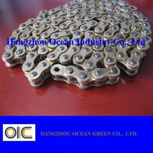 China 8000 Lbs Tensile Strength Motorcycle Chains 5/8 Inch Pitch 6.35 Mm Inner Width for Long-Lasting Performance factory