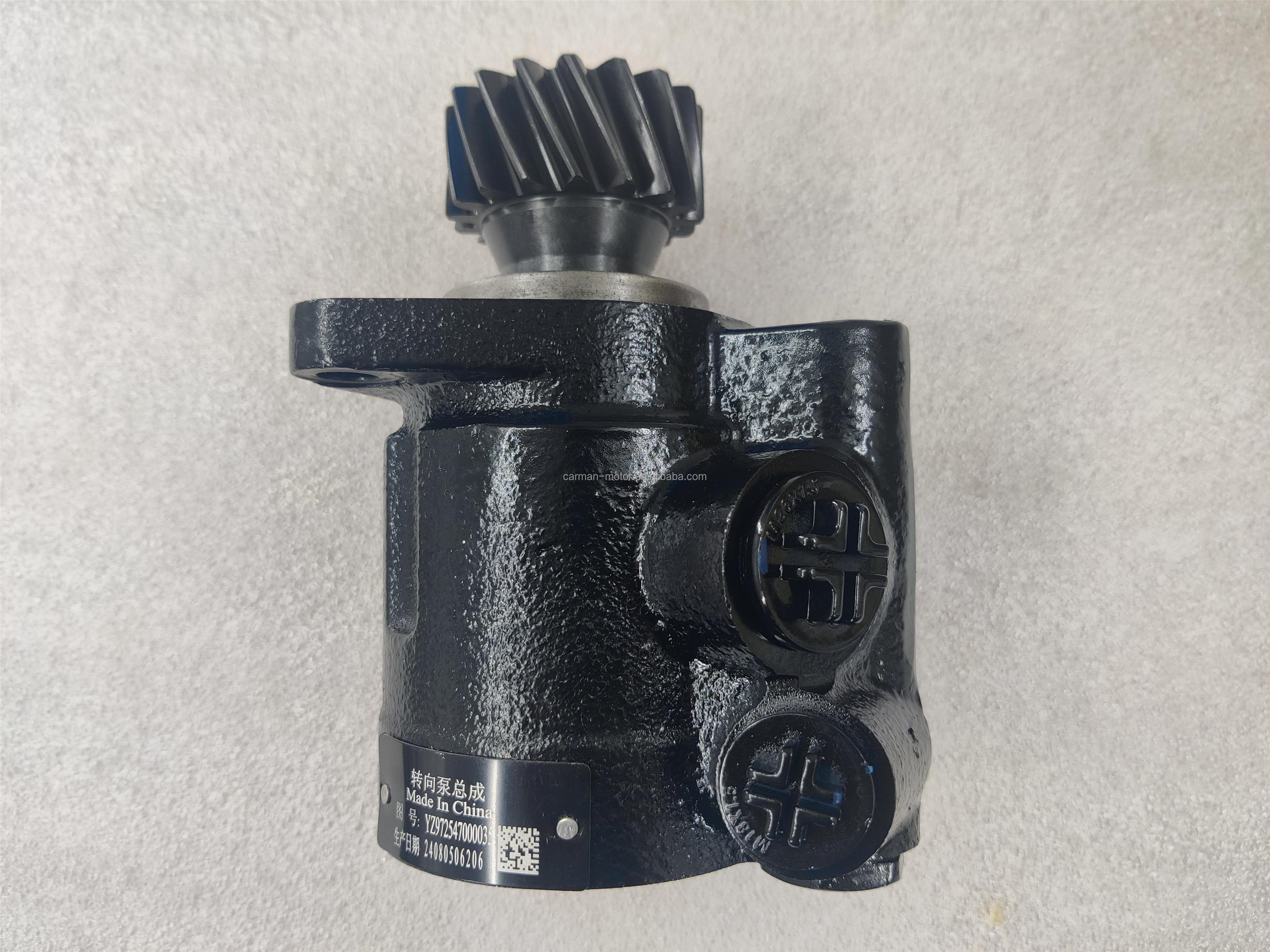 OEM Stand Size YZ972547000035 Sinotruk Howo TX Truck Spare Parts Steering Pump