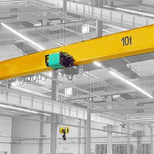 China Pendant Control 380V Single Beam Bridge Taveling Crane European Style Type factory