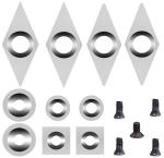 Carbide Inserts Woodturning With Round / Square Radius /Diamond Shape