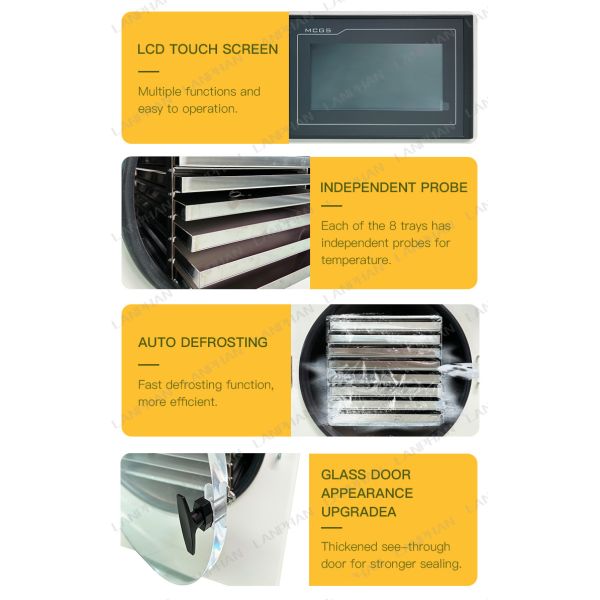 Freeze Dryer Equipment Fruit candy Meat Freeze Dryer 220V Freeze Dry Machine