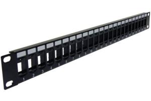 China Blank Patch Panel, High Density Patch Panel 16 Port/24 Port/48 Port factory