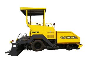 China 6m Wheeled Road Building Construction Equipments Mobile Asphalt Paver with Deutz Engine factory