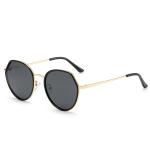 Polarized Women BSCI 142MM Resin Lens Sunglasses Luxury PC With Metal