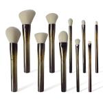 High Performing Gentle Vegan Bristle Makeup Brushes With Skin Like Finish