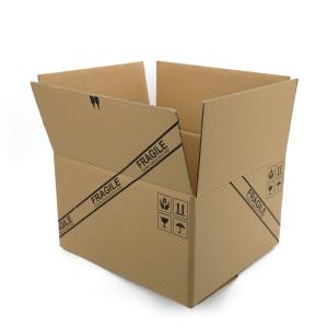 China Custom Logo Regular Slotted Carton Paper Shipper Corrugated Boxes For Business Shopping factory
