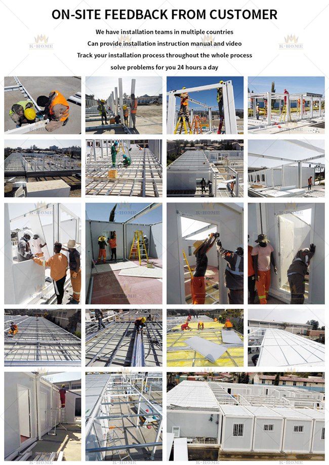 Insulated Metal Prefabricated Container House