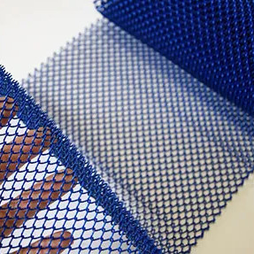 Construction Metal Coil Drapery Incombustible With 7x7 Rope Construct