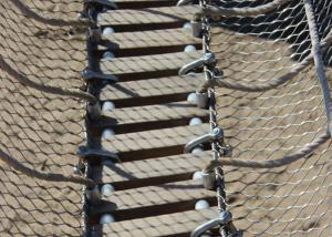 China SUS304 Playgroud Stainless Steel Rope Cable Mesh Protection Netting Anti Acid factory