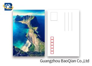 China Scenery 3D Lenticular Postcards / 3 Dimensional Lenticular Greeting Card factory