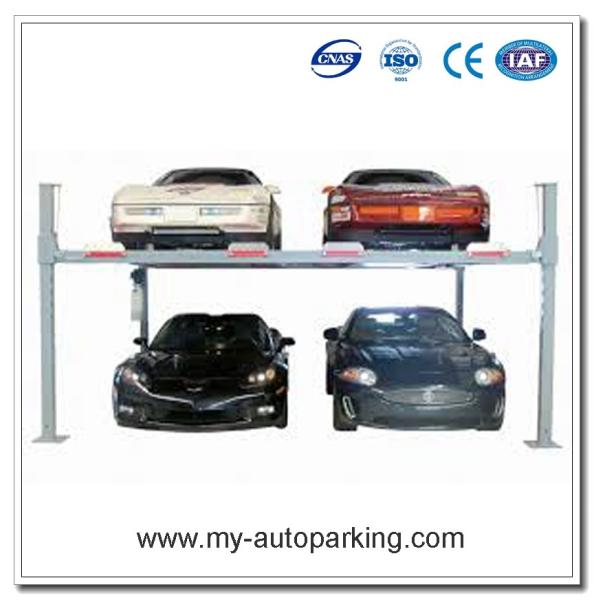 Four Post Double Parking Car Lift / Parking Equipment/ Automatic Parking System