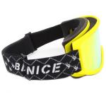 Yellow Color Anti Fogsnow Goggles , Ski Glasses Breathable For Outdoor Sports