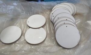 China Round Piezoelectric Ceramic Discs P8 P4 Material 43 X 2mm Good Construction factory