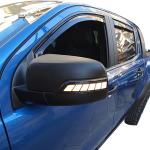 Matte Black Car Chrome Mirror Cover For Mazda BT-50 2012-2019