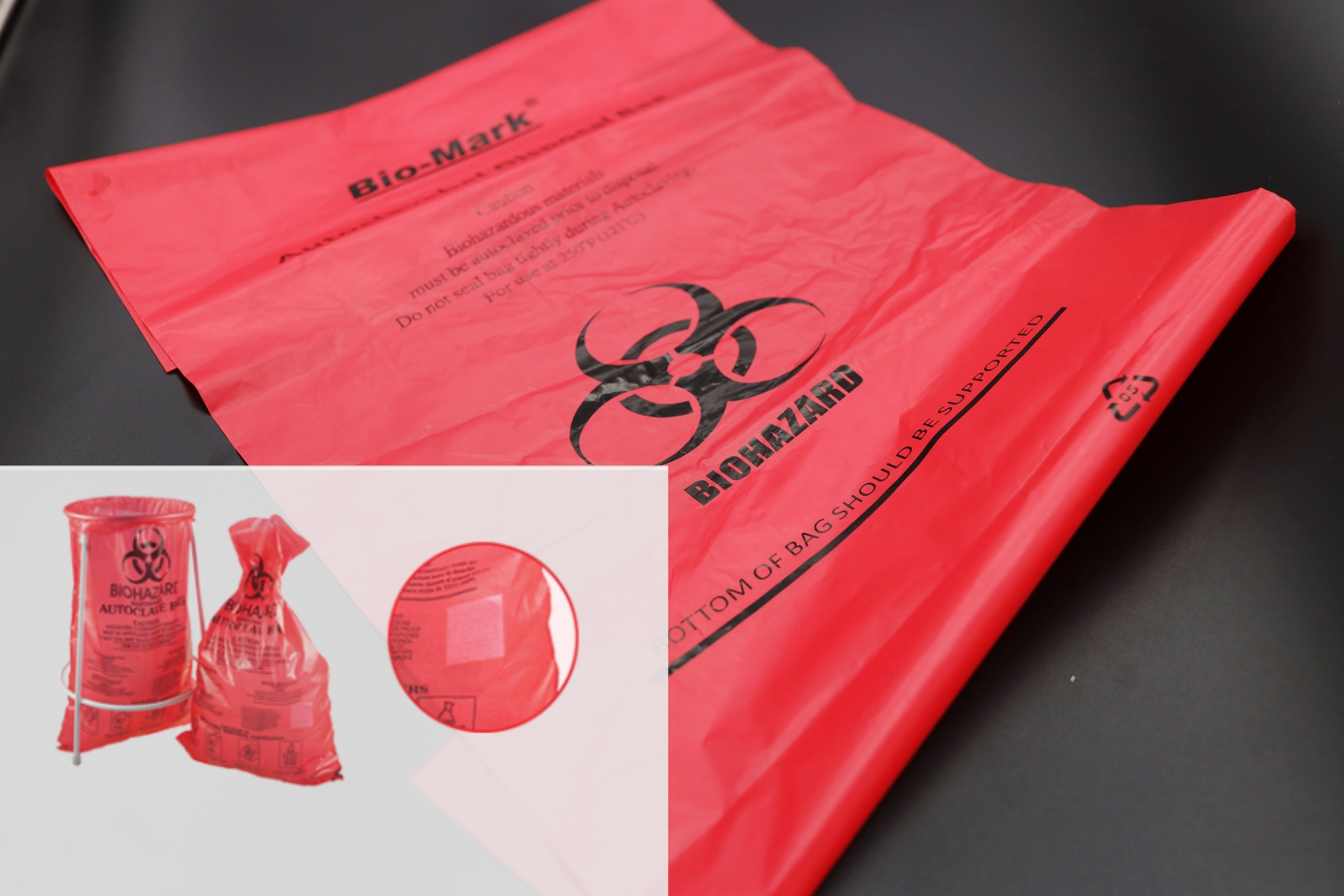 Disposable Biodegradable Autoclavable Biohazard Waste Bags For Household
