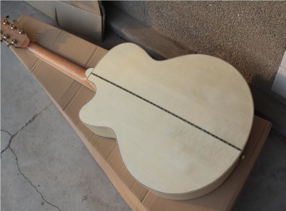 2018 New CUSTOM H-Bird acoustic guitar Cutaway G200 body H-Bird electric acoustic guitar