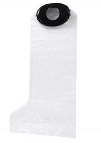 China Reusable Knee Cast Cover Waterproof Sleeve Protectors Opaque Color Black Seal factory