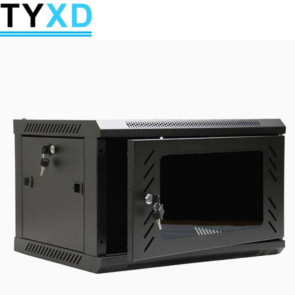Wall Mount Network Rack Cabinet , Black / Customized Color Network Equipment