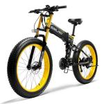 1kw Motor Folding Fat Tyre Electric Bike , ODM Electric Assist Mountain Bike
