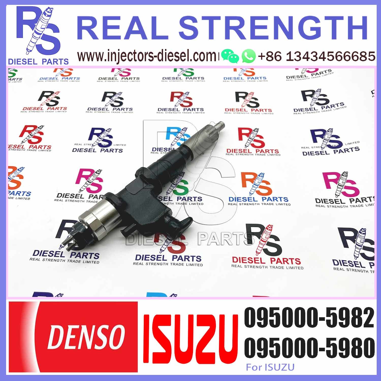 New Fuel Injector nozzle 095000-5985 8976030995 8976030990 095000-5980 095000-5982 For ISUZU 4HK1 5.2L 6HK1 7.8L diesel