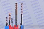 Milling Cutting Tools Corner Rounder Cutter , Solid Carbide Center Cutting End
