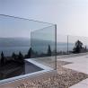 Buy cheap Frameless Front Porch Building Tempered Glass Modern Balcony Railing Designs from wholesalers