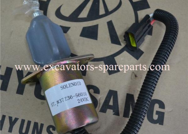 Engine Diesel Stop Solenoid 24v 37Z36-56010 16271-60010 1C010-60015 For KOMATSU