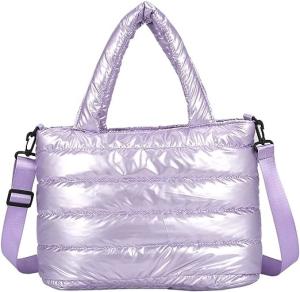 China Custom Puff Print Cross Body Tote Bag Tear Resistant With Cotton Padded factory
