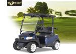 Dark Blue 48V 2 Person Golf Cart , Motorised Golf Carts Aluminum Chassis