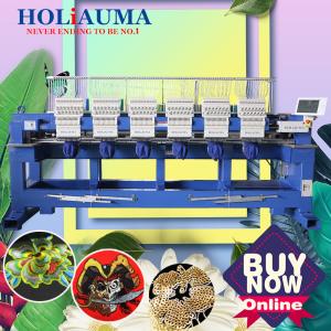 China As good as tajima embroidery machine HO1506H 400*450mm cap t-shirt flat 3d 6 head embroidery machine for sale factory
