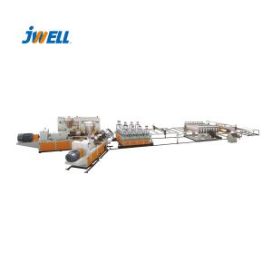 China Wood Plastic Composite WPC Extrusion Line For Weather Resistant Decking factory