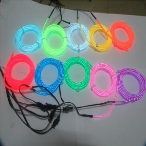 China charming colorful electroluminescent wire/el wire/lighting el wire for decoration factory