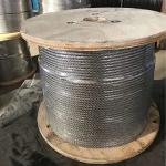 Carbon Steel Grade 5*K19S SFC 8mm Galvanized Steel Wire Rope for Wind Power