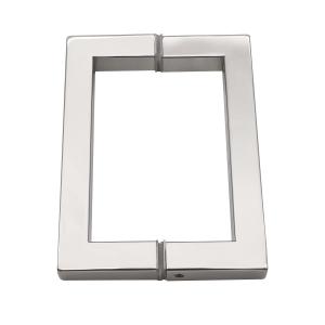 China Sample 1-3 Working Days Stainless Steel 304 Chrome Handle For Tempered Glass Door factory