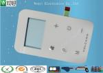 White Tactile Key Membrane Switch , high glossy PET Embossed Button Membrane