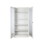 School Used Glass Door Filing Cabinet Metal Cabinet Locker