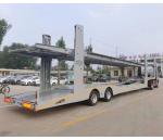 2 Axle Car Trailer for Race Car and Utility Vehicle Transport 8 Tires Wabco